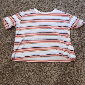 stripped crop top